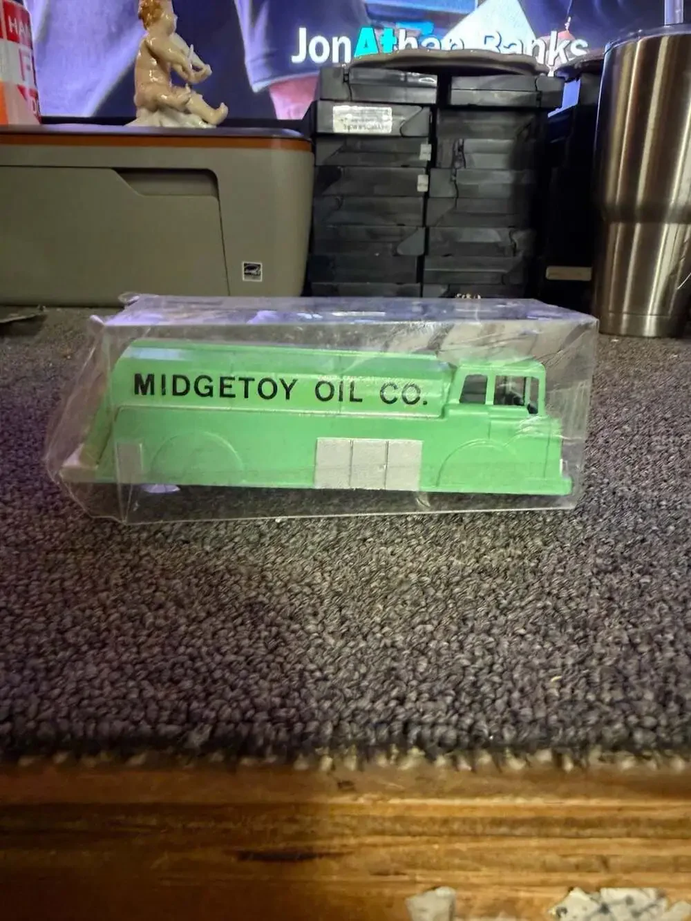 Vintage Midgetoy Oil Co. Diecast Tanker Truck, Rockford, IL